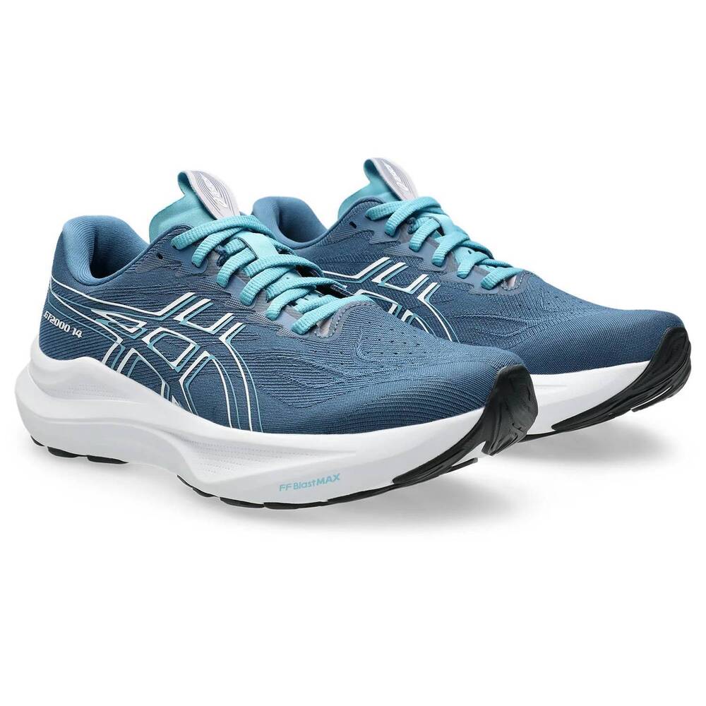 NEW ASICS women's 2000 v14 road-running shoes in blue